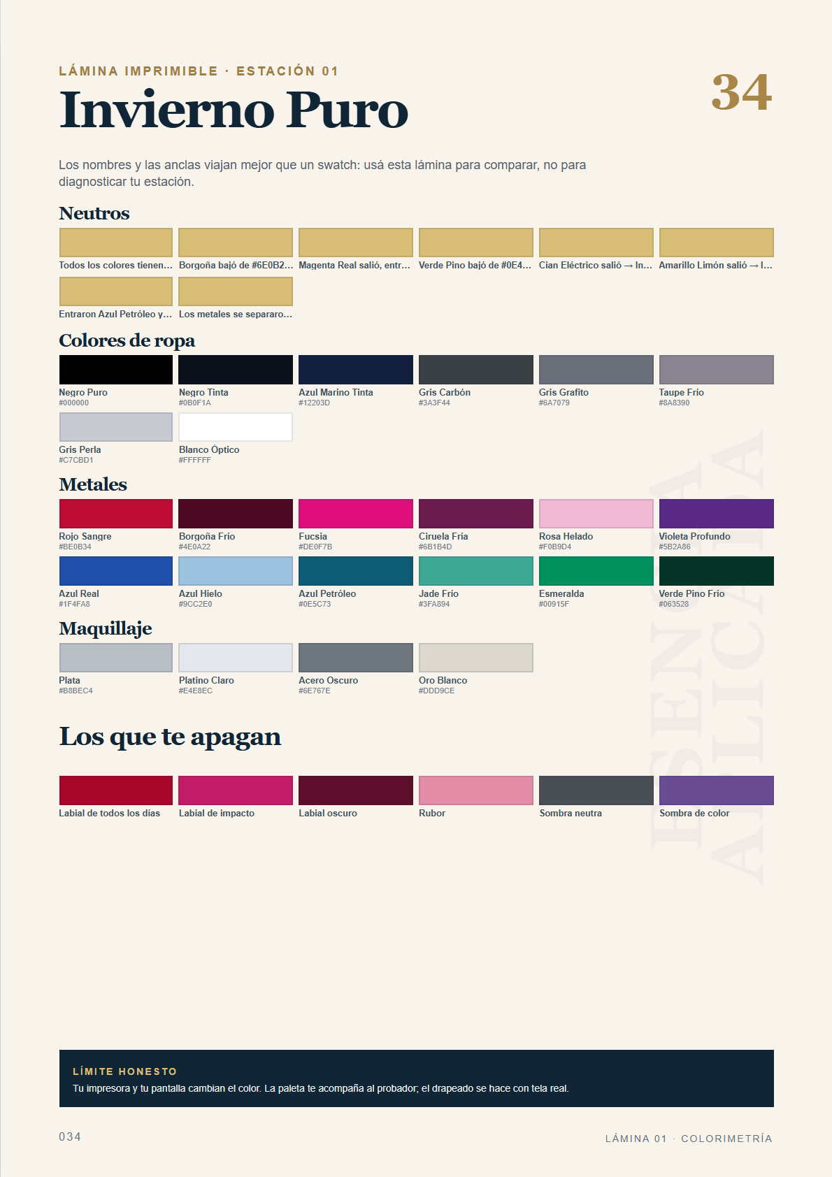 Colorimetría: descubrí tu estación de color